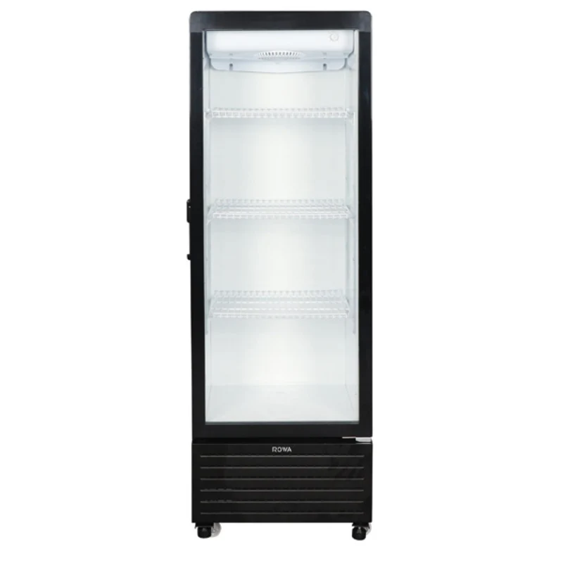 [RW279SCBU] Rowa 10 CFT Showcase Refrigerator Ventilated Cooling, LED Light – Black (RW279SCBU)
