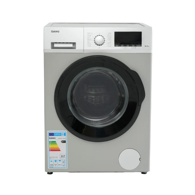 [XQG90-T514E] Galanz Front Load Washing Machine 9Kg, 1400 RPM – Silver (XQG90-T514E)