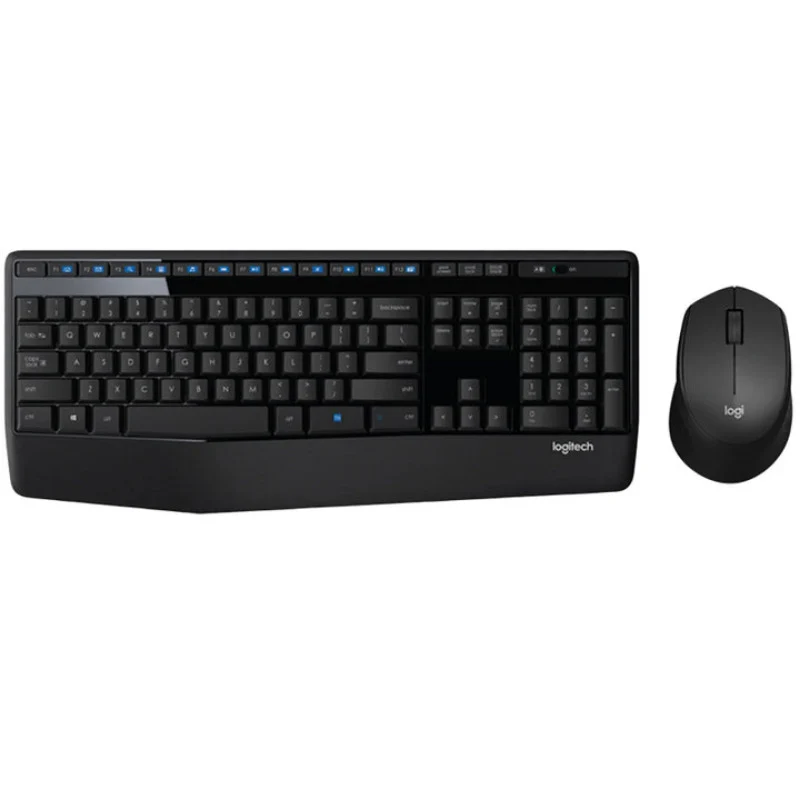 Logitech MK345 Comfort Wireless Keyboard & Mouse Combo Arabic/English – Black