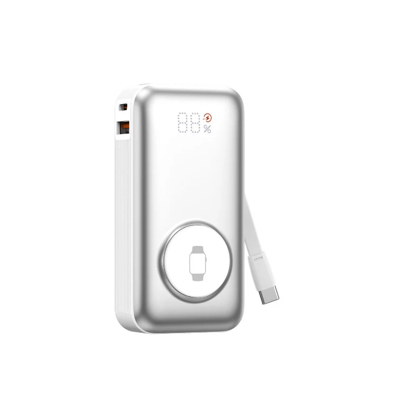 [6977703659269] WiWU P027 Elite Power Bank 10,000mAh, Silver