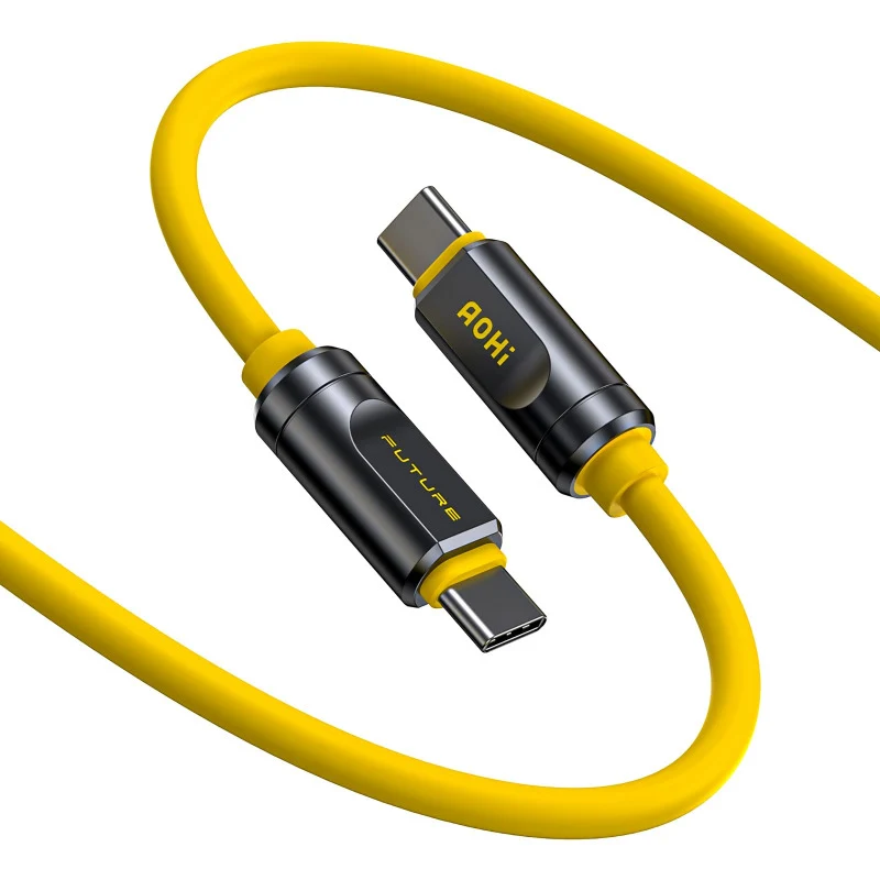 [6973939551100] AOHI AOC-L017 USB4 240W USB-C to USB-C Fast Charging Cable 120Gbps Thunderbolt 5 Compatible