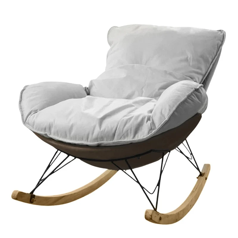 [910100002] SOMA Nest Rocker Chair – Beige Brown