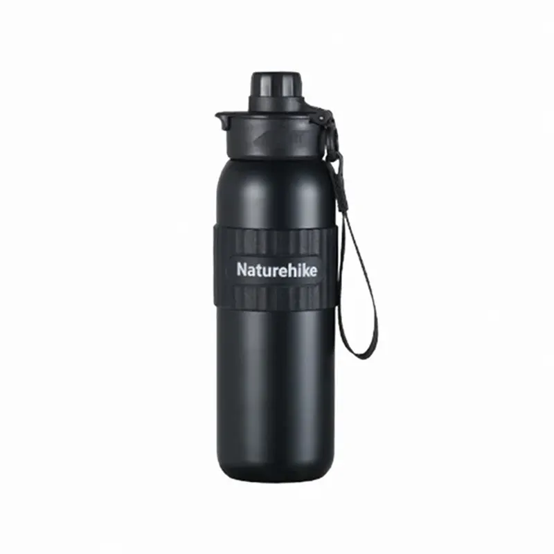 [6977465868022] Naturehike Chasing Wind Titanium Sports Bottle - Black (Black)