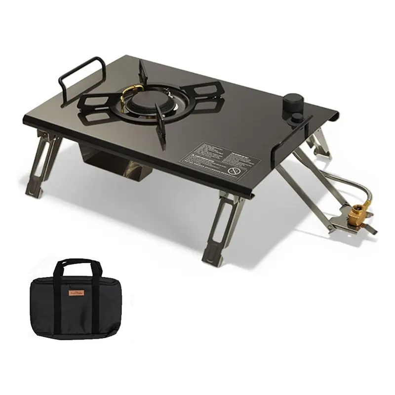 [6927595778661] Naturehike G01 Tabletop Folding Single Head Gas Furnace - Black