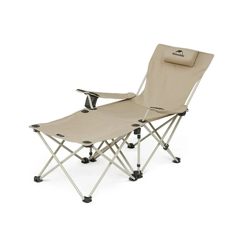 [6976023928659] Naturehike T05J Recliner Chair with Table - Khaki