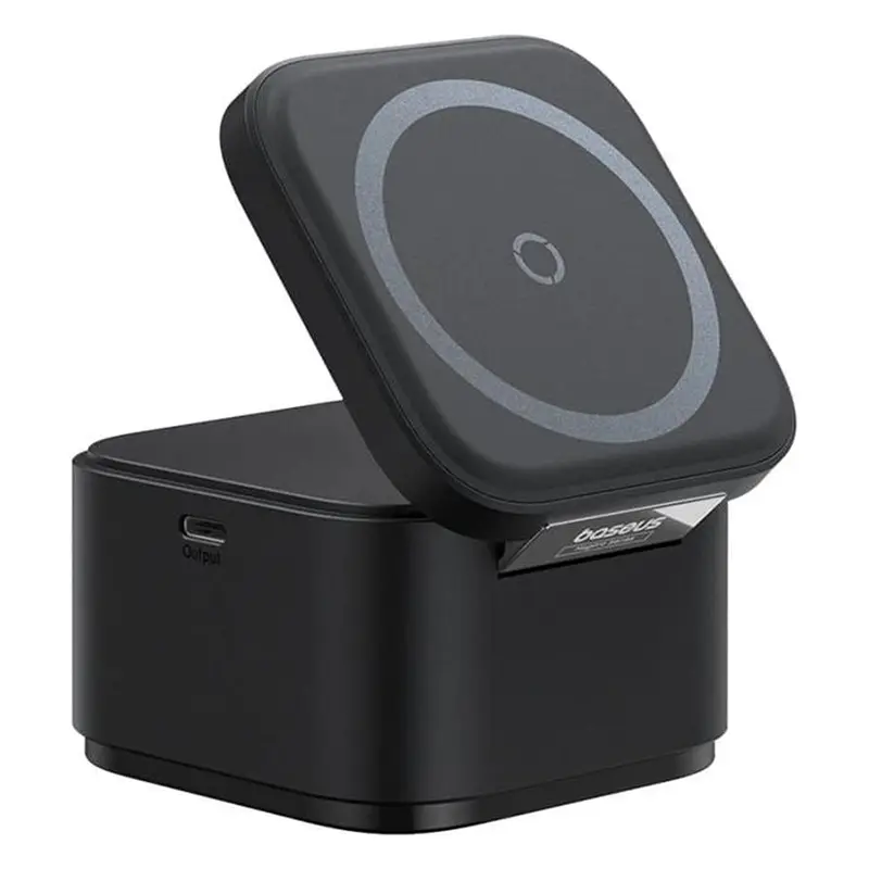 [P10264100123-01] Baseus MagPro 3-in-1 Qi2 Magnetic Wireless Charger 25W – Black