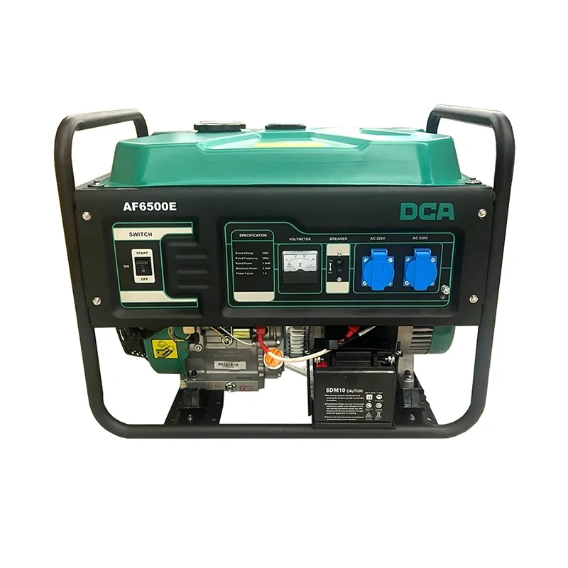 [AF6500E-Electric Starter] DCA 5000W Gasoline Generator Electric Starter