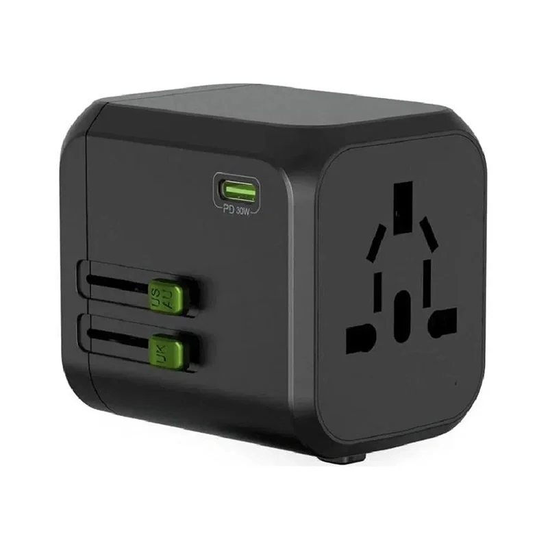 [G-TRAVEL30W-K] Goui Uniq Universal Travel Charger 30W PD - Black