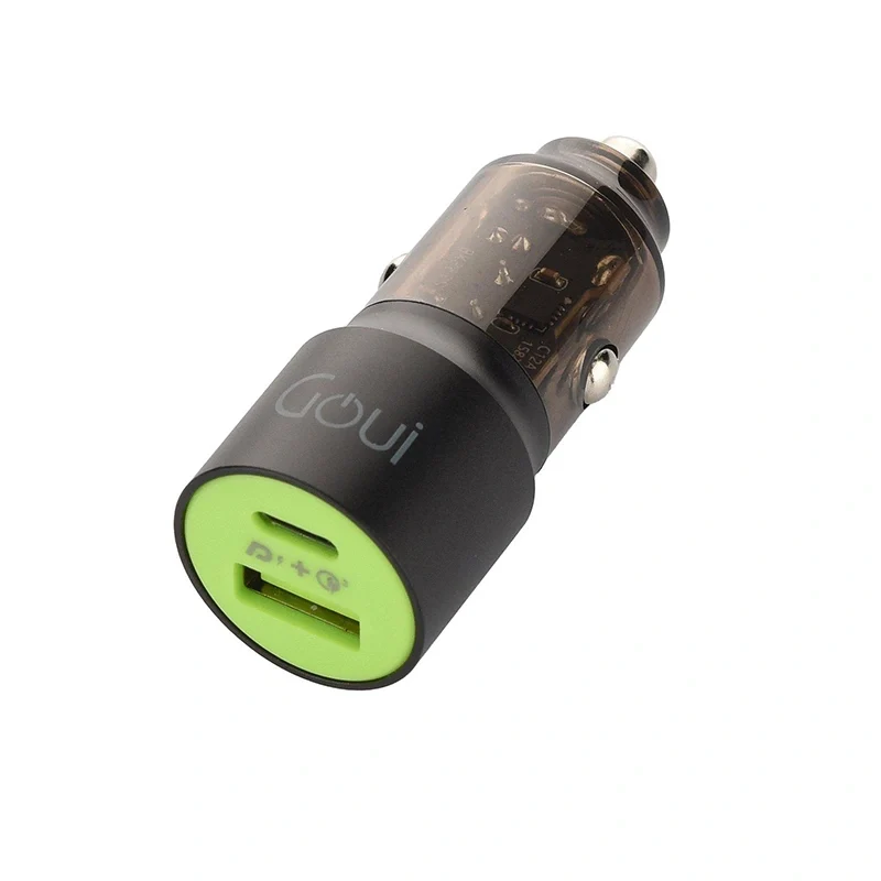 [G-CAR65WTRA-3A] Goui Car Charger Gear PD 65W - Black