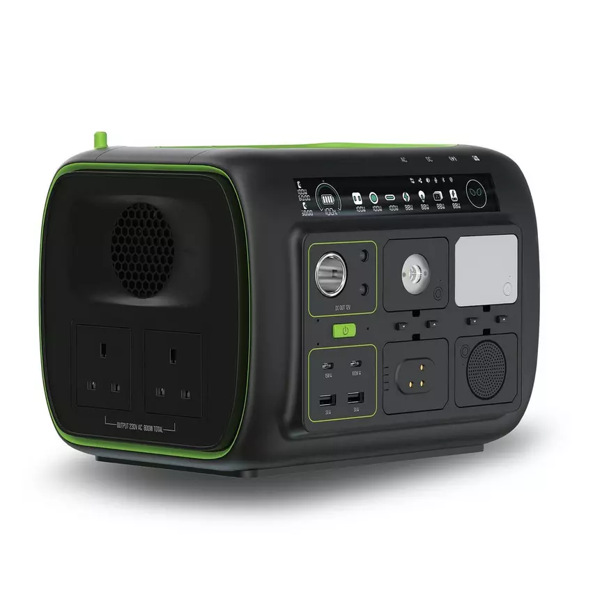 [G-PB800-K] Goui, Beast 800W Portable Power Station with Voice Control & Wireless Charging