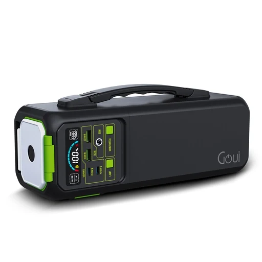 [G-PS200W-K] Goui, Beast Power Station 200W, with LED Flashlight – Black