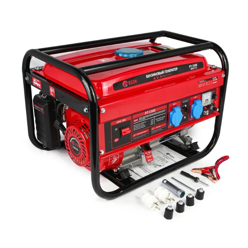 [PT-3300] Edon, Gasoline Generator 3300W with 208cc Engine, 15L Fuel Tank & Manual Start (PT3300)