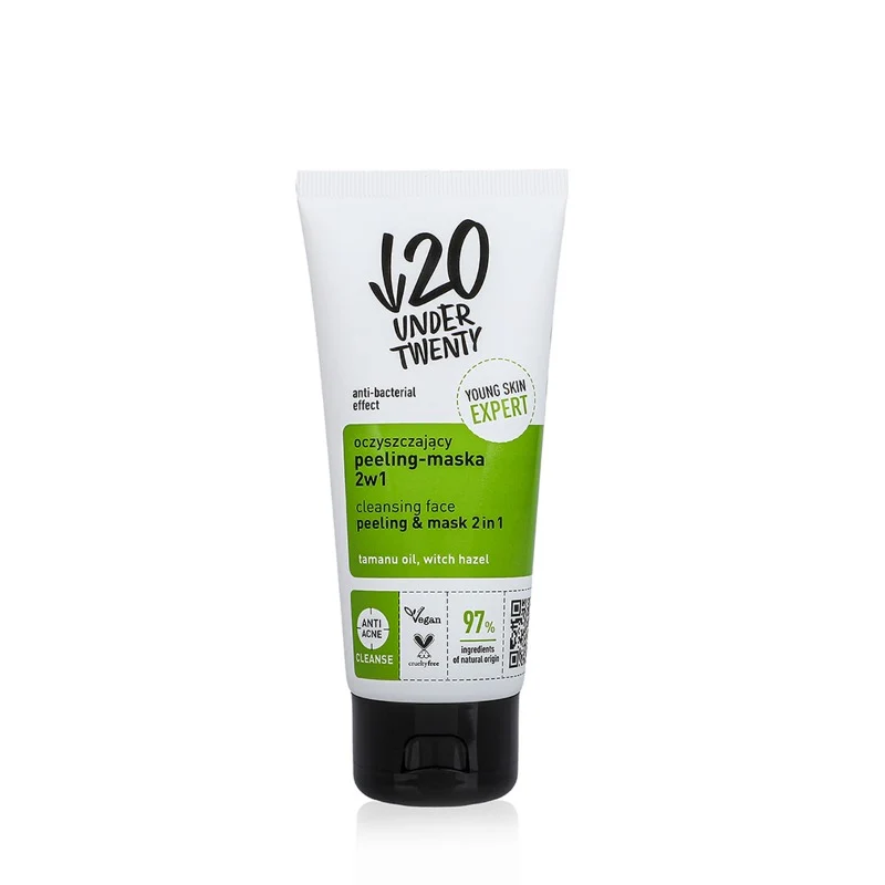 [SC-00009781] Under Twenty, Cleansing Face Peeling & Mask 2-in-1 - 100ml