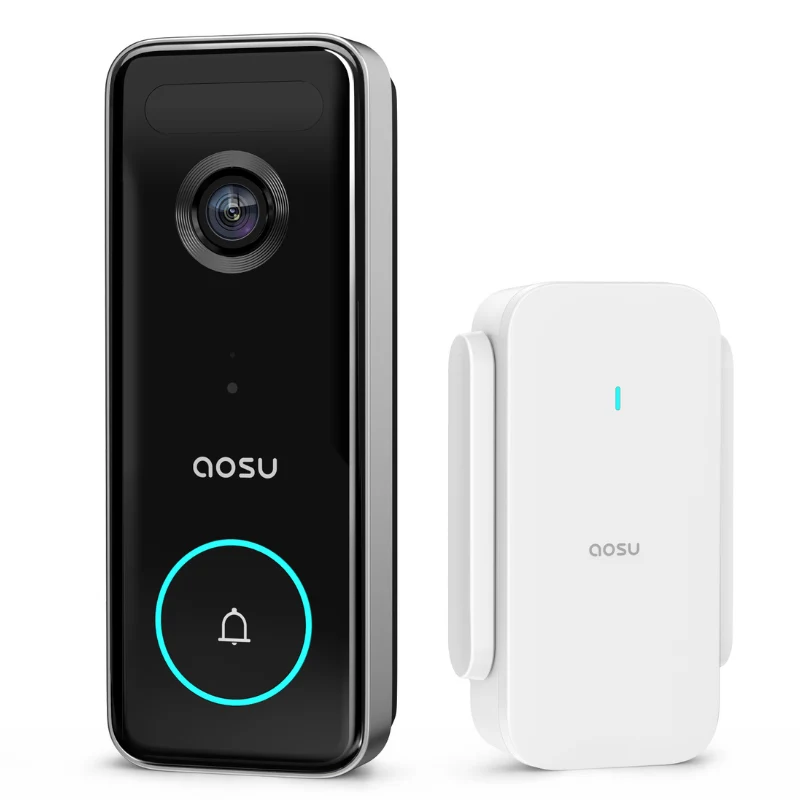 [AS-CAM-VDO-DB-V8S-ULTRA] Aosu V8S Video Doorbell Ultra 5MP HD Radar Detection