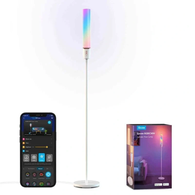 [503983] Govee RGBICWW Cylinder Floor Lamp - H6078