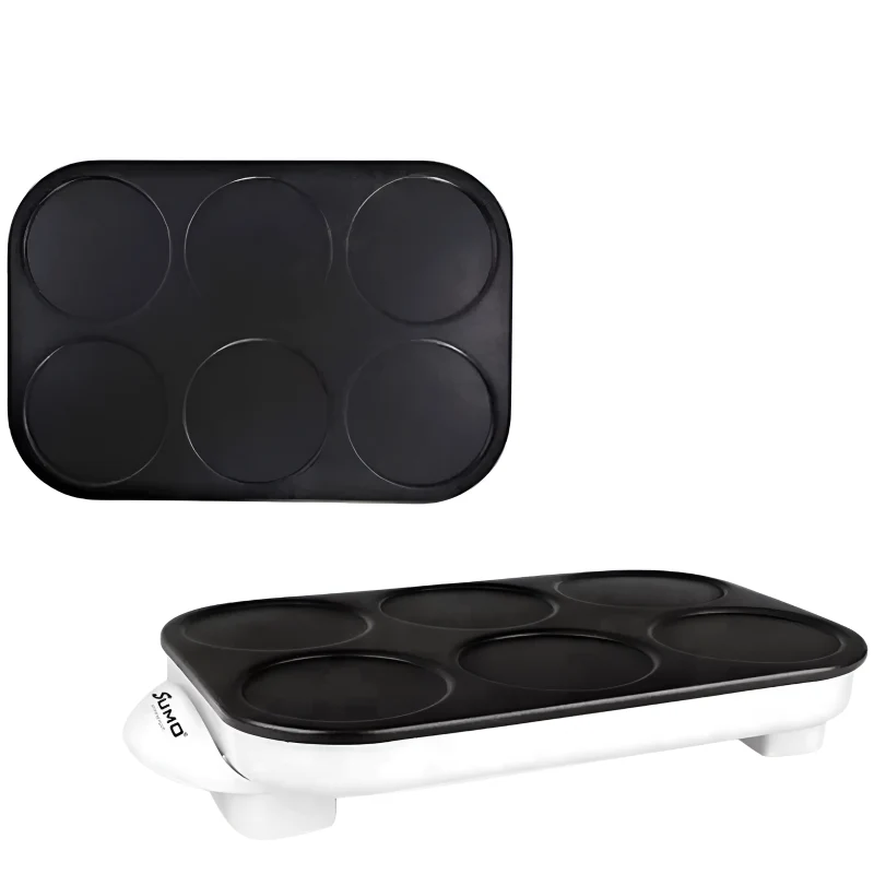 Sumo, 1200W Electric Crepe Maker with 6 Non-Stick Molds (SX-8160)