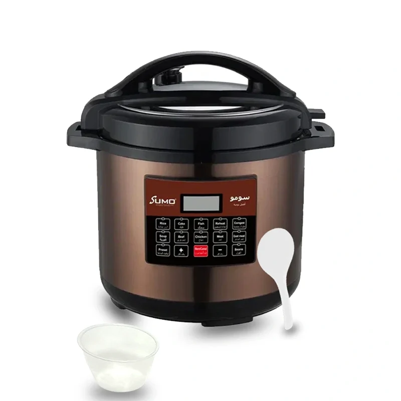 Sumo SPC-112, 12L Electric Pressure Cooker 1600W with 12 Preset Cooking Programs