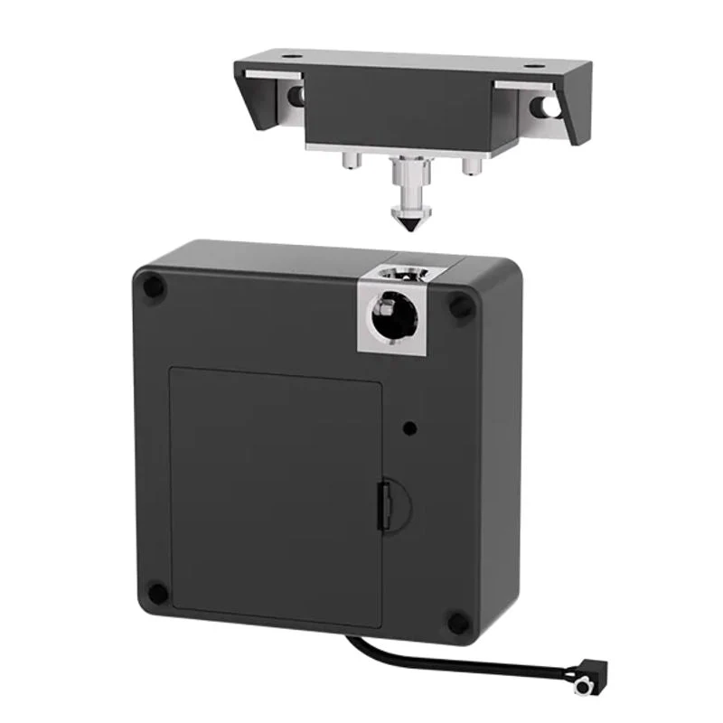 Gopeta Y100C, Smart Card Cabinet Lock for Wooden Drawers and Cabinets, Hidden Card Access – Black
