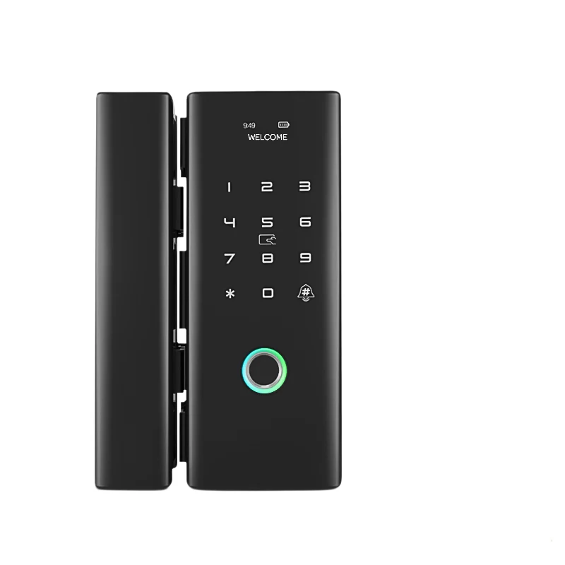 [GLS1] Gopeta, High-Security TTLock Smart Glass Door Lock for Frameless Glass Doors, Fingerprint, App & Passcode