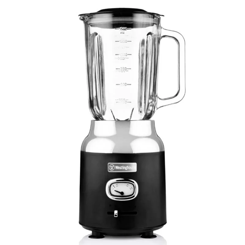 [WKBE221UBK] Westinghouse, Retro Table Blender with 1.5L Glass Jar & 3-Speed Control (600W)