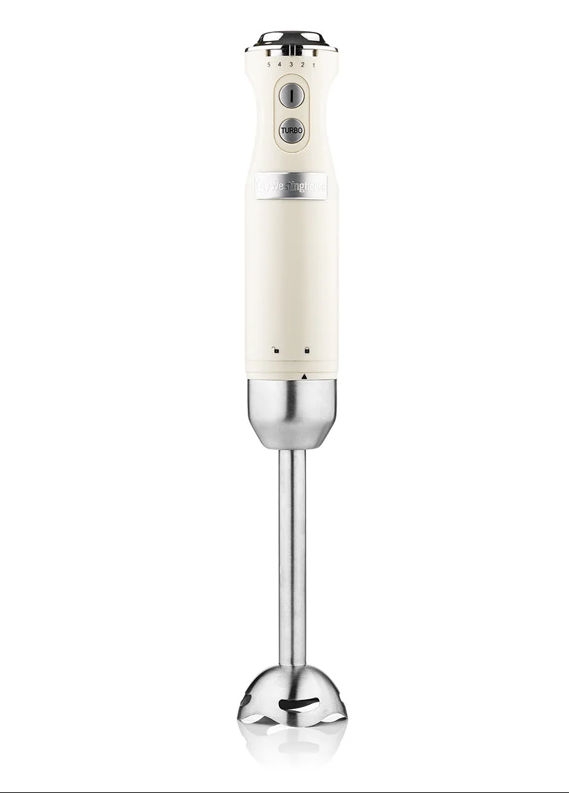 Westinghouse Retro Hand Blender with 5-Speed Control & Turbo Function (400W)