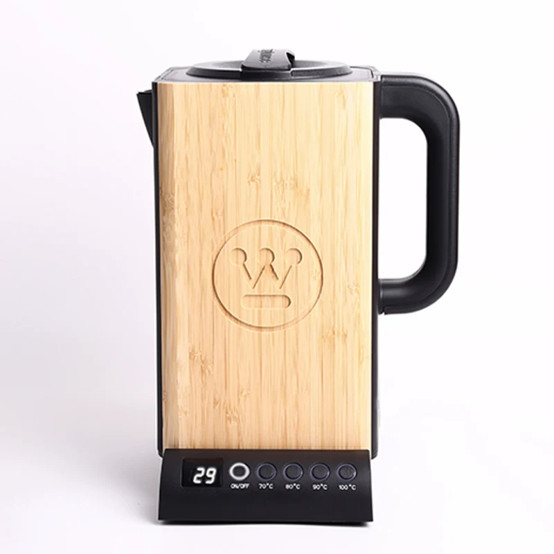 [1WSH22] Westinghouse Bamboo Electric Kettle 1.7L with Temperature Control & Cool-Touch Design – 2200W