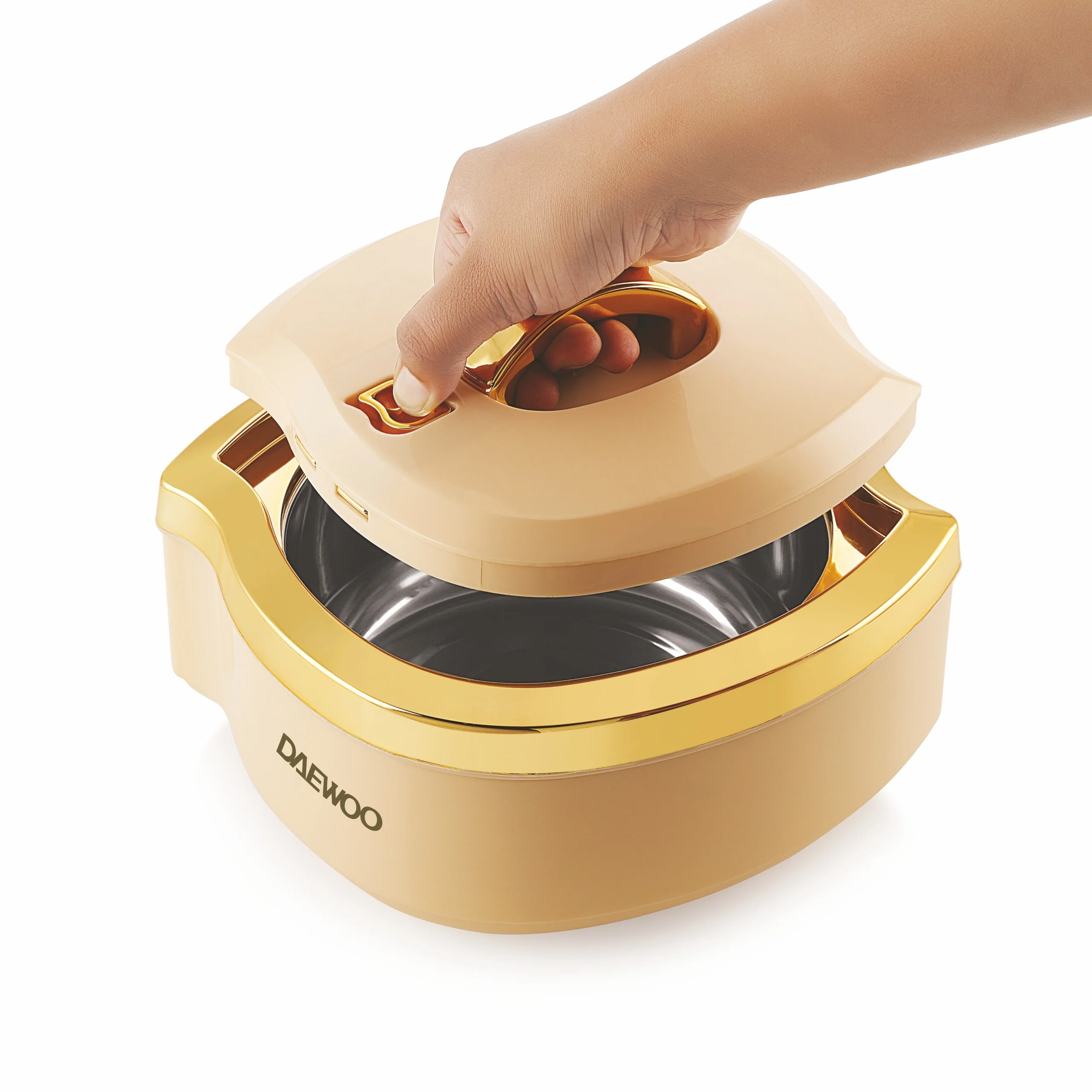 [DHW S600] Daewoo 6L Insulated Stainless Steel Casserole – Superior Heat Retention Up to 7 Hours Food Warmer