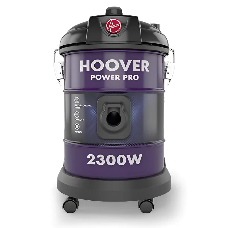 [HT85-T3-ME] Hoover HT85-T3-ME, Power Pro Drum Vacuum Cleaner 2300W, 22L Capacity with Anti-Bacterial Bag
