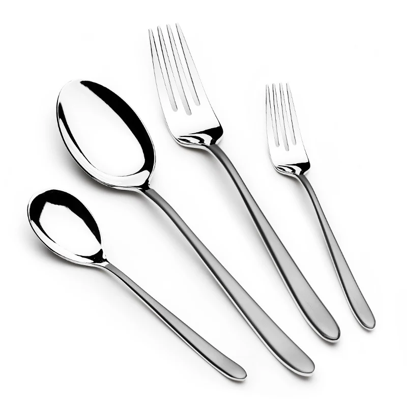 Arshia TM1401S-3485, 48-Piece Silver Cutlery Set With Stand