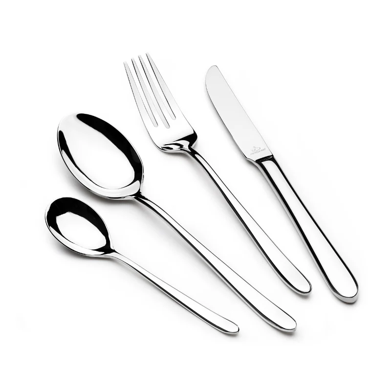 [TM1401S-3481] Arshia TM1401S-3481, 26-Piece Silver Cutlery Set With Stand – Premium Stainless Steel