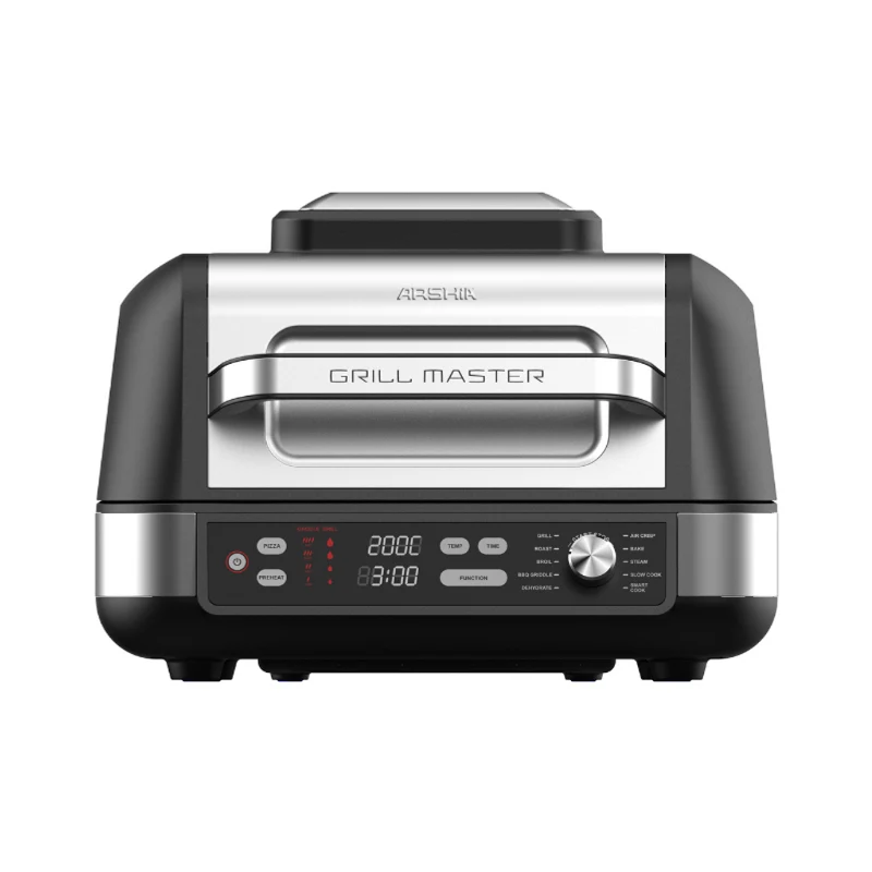 [GM498-3305BS] Arshia GM498-3305BS, 10-in-1 Air Fryer Grill Master 1750W – 10L XL Capacity