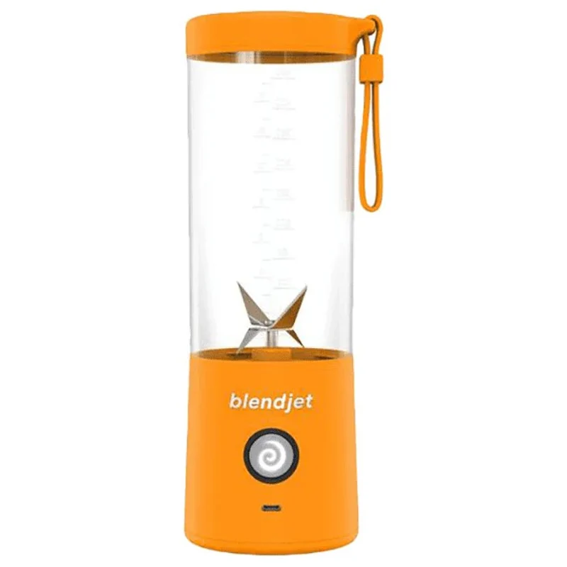 [810053642795] Blendjet V2 Portable Blender 16oz, Smoothie Maker, Fruit Blender, BPA-Free, 475ml, 200W, Sports Bottle, USB-C Rechargeable - Apricot