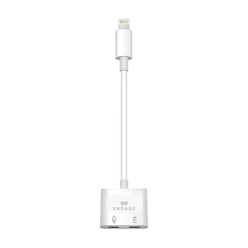 [EN-DUAL-LT-ADP] Engage, Lightning To Dual Lightning Adapter Cable (Charge + Audio)
