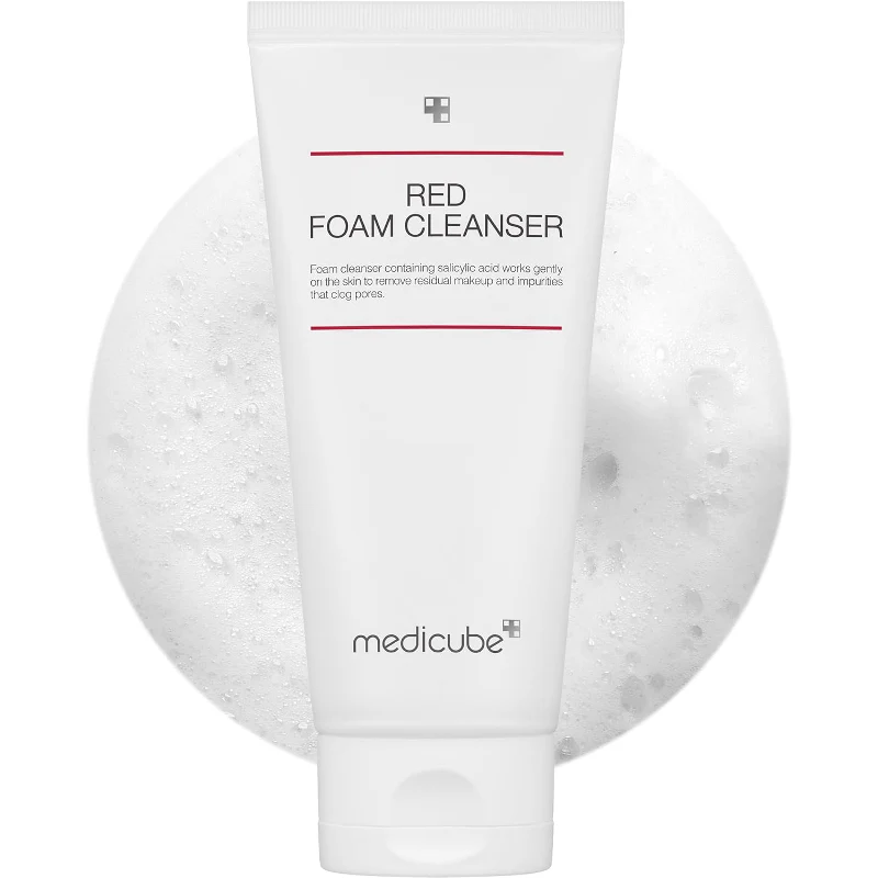 [BMT-MCUBE-COS-RED-FCLNSR-120ML] Medicube, Red Foam Cleanser, 120ml