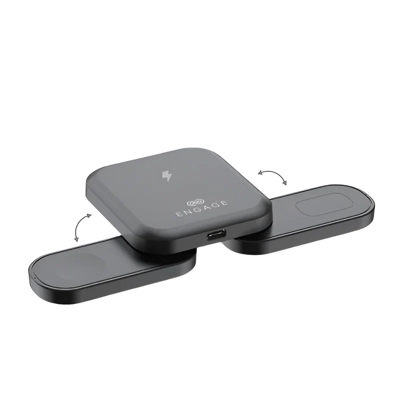 [EN-FC-3IN1] Engage, Foldable Magnetic 3-in-1 Wireless Charger
