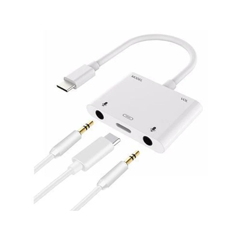 [EN-ADP-TC-D3.5MM] Engage, USB-C to Dual 3.5 mm Audio + Charging Adapter