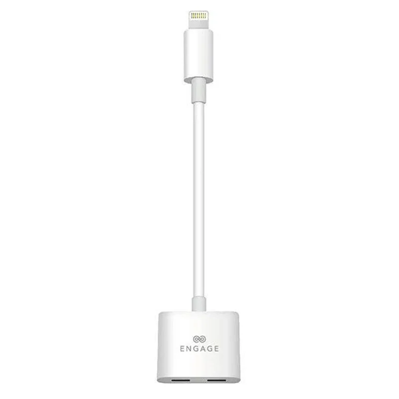 [EN-LT-ADP-DUAL] Engage, Lightning to Dual Lightning Charging & Audio Adapter Cable