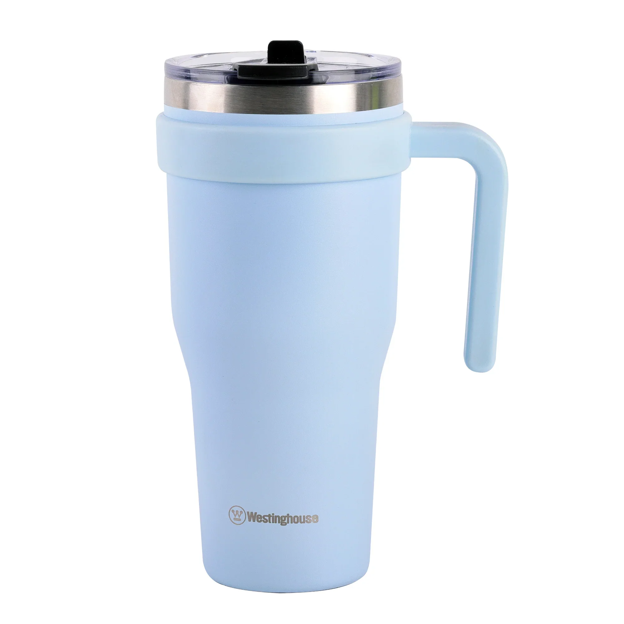 [WCBL0064BL] Westinghouse, Double Wall Stainless Steel Tumbler With Handle, 40oz/1184ml (Navy)