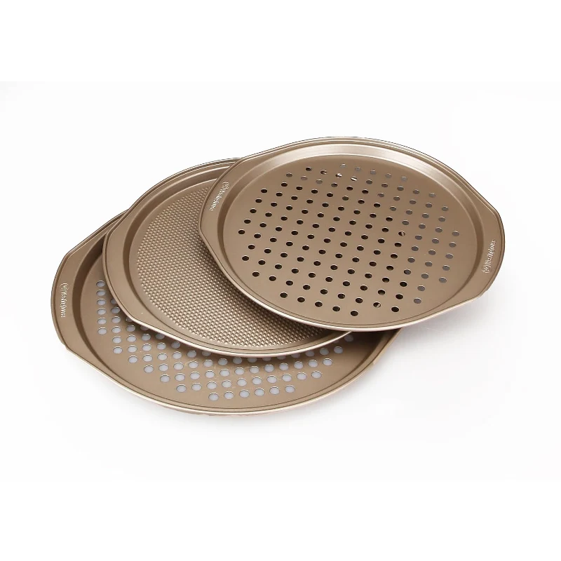 [WCBA007103ACPN] Westinghouse, 3-Piece Carbon Steel Pizza Pan Set