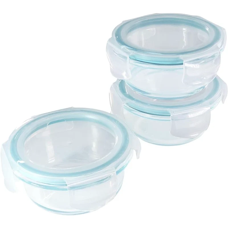 [WCFC003606A] Westinghouse, 3-Piece Round Glass Storage Set