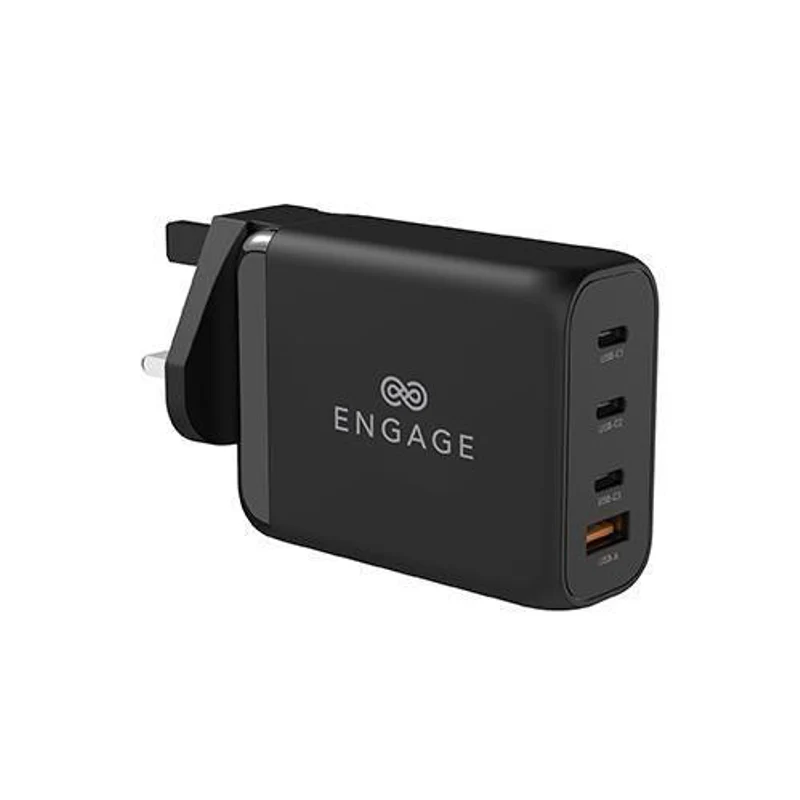 [EN-PD-120W] Engage, 4-Port GaN Travel Charger/Adapter (120W)