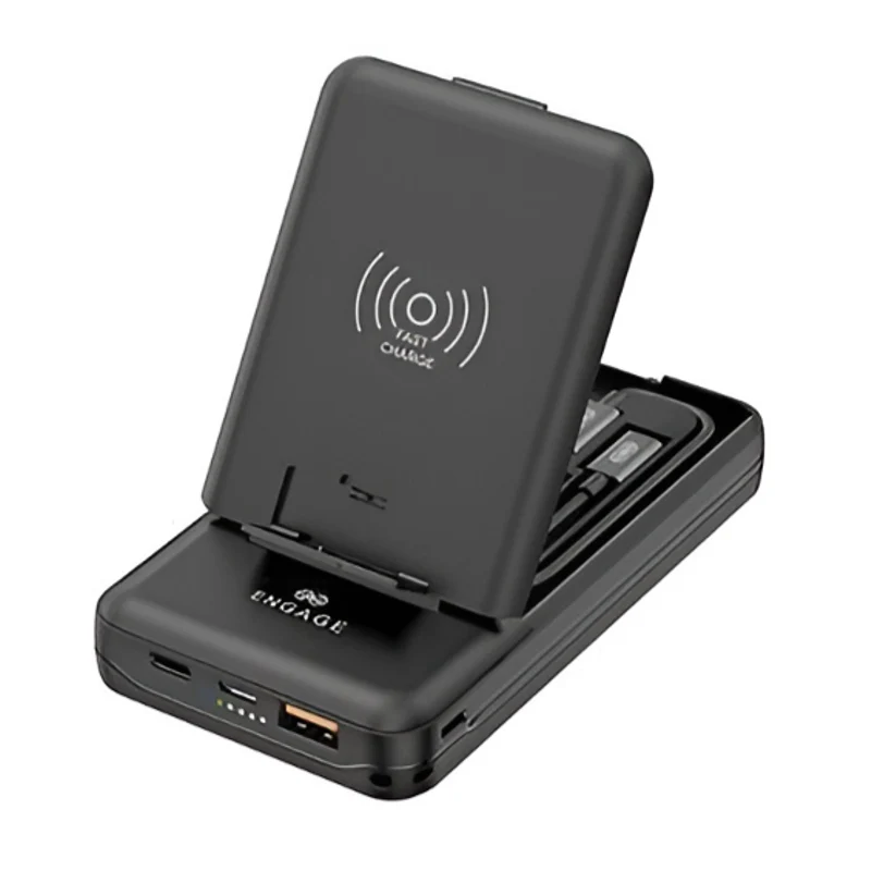 Engage, Wireless Power Bank (10000mAh), Multi-Functional Box