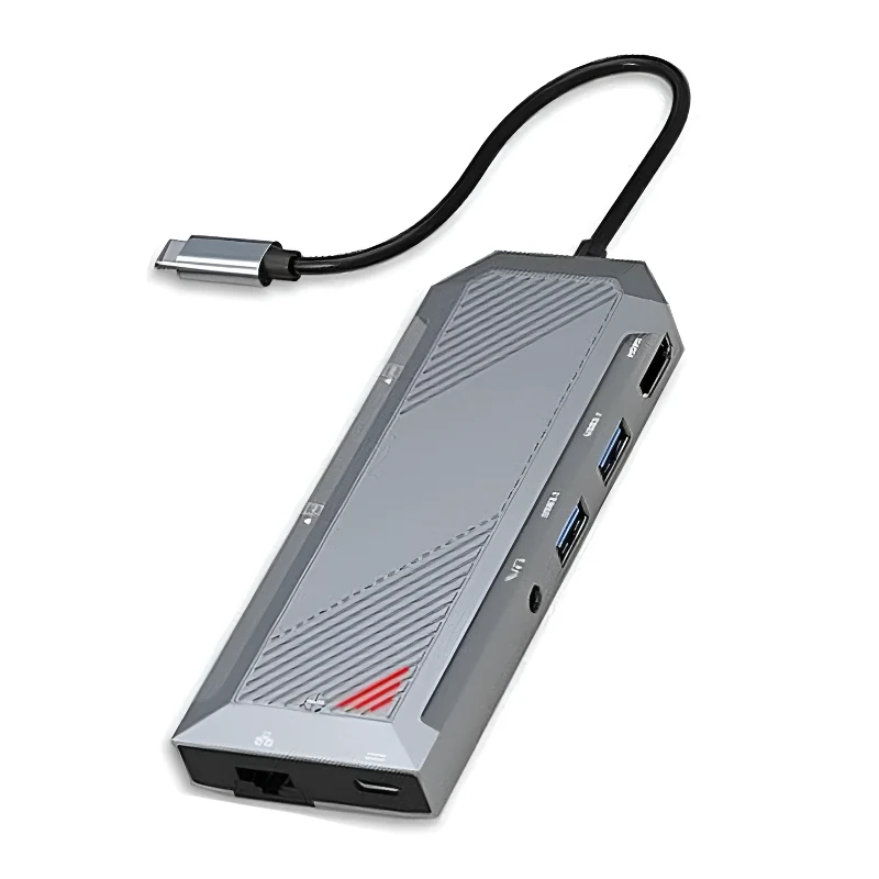 [UCA-9] Redragon UCA 9-Port USB-C Hub - Black