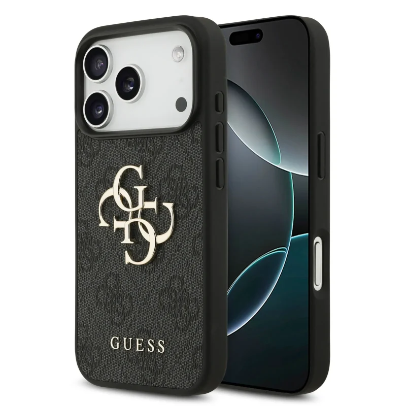 Guess, Magsafe PU Leather Case With Big 4G & Classic Logo, iphone 17 Pro