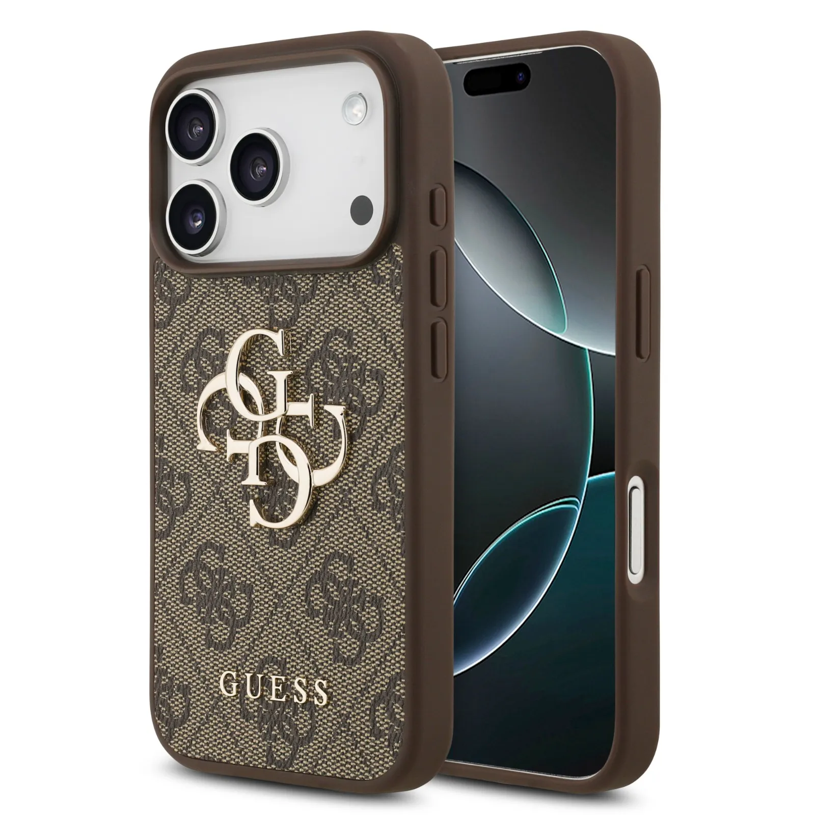 Guess, Magsafe PU Leather Case With Big 4G & Classic Logo, iphone 17 Pro
