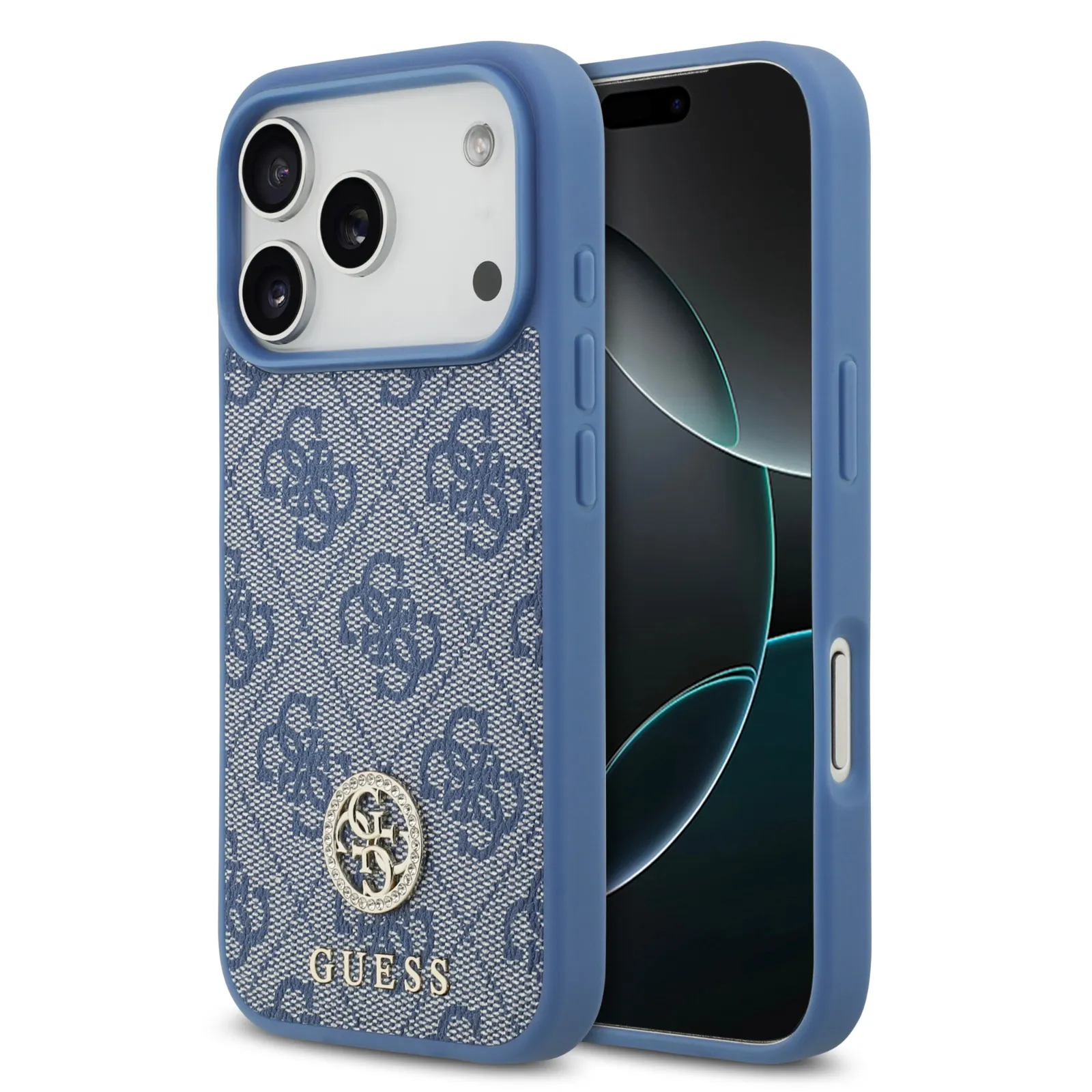 Guess, MagSafe 4G PU Leather Case with Classic & Strass Logo, iPhone 17 Pro