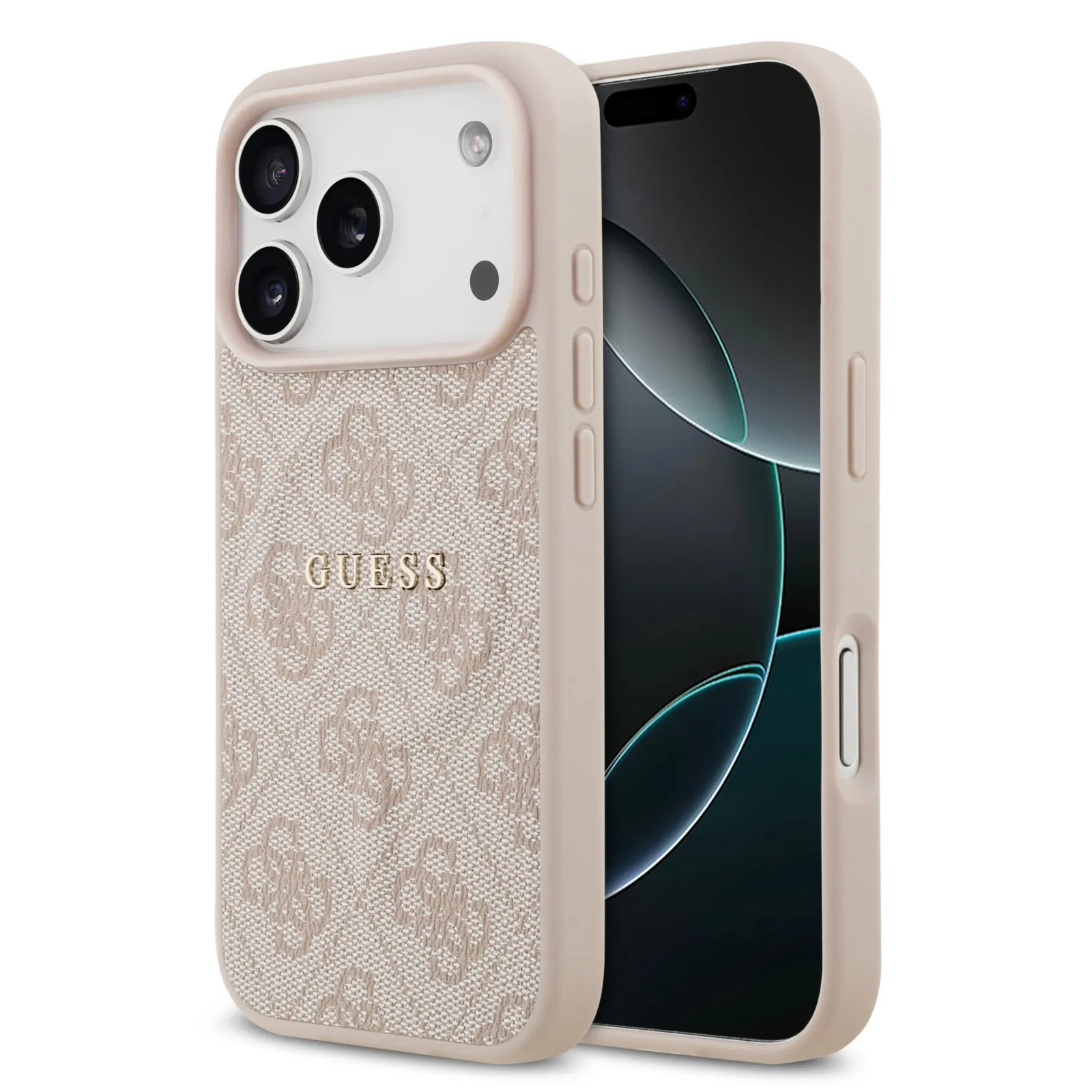 [GUOHMP17XP4MSEGCP] Guess, MagSafe 4G PU Leather Case with Classic Logo, iPhone 17 Pro Max (Pink)