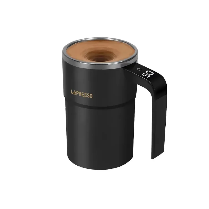 [LPCFFM0018] LePresso Stirmagic Auto Stirring Mug - Black