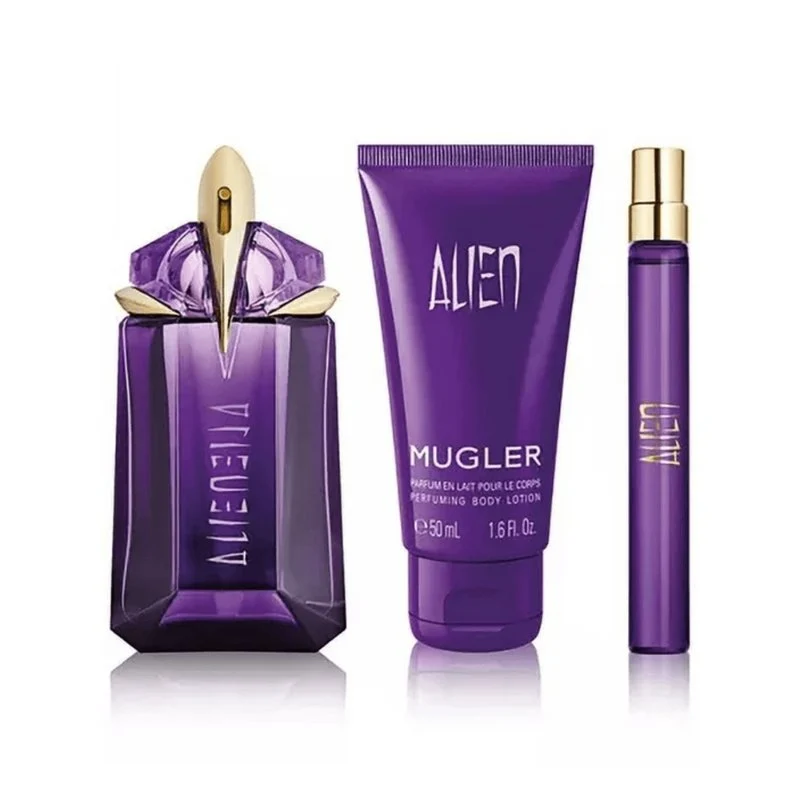 [3614274102505] Mugler Alien EDP Set For Her - 3 Pcs