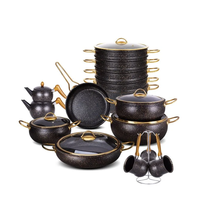 [OSFE-111] OSFE Granite Cookware Set 23 pcs - Black